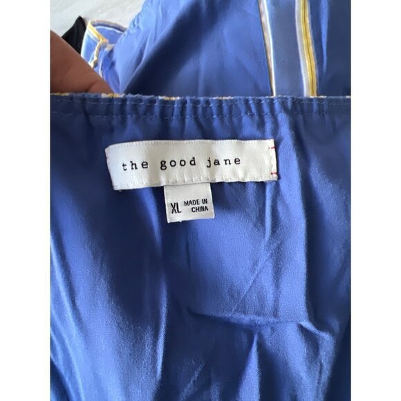 Ocean Breeze Kaia Stripe Button Front Peplum Camisole size XL - Picture 4 of 5